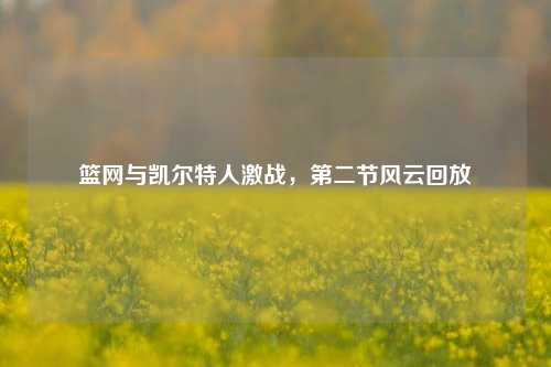 篮网与凯尔特人激战，第二节风云回放