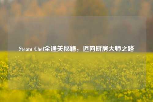 Steam Chef全通关秘籍，迈向厨房大师之路