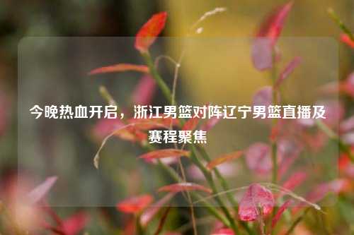 今晚热血开启，浙江男篮对阵辽宁男篮直播及赛程聚焦