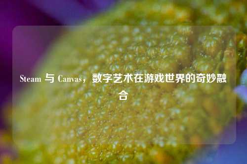 Steam 与 Canvas，数字艺术在游戏世界的奇妙融合