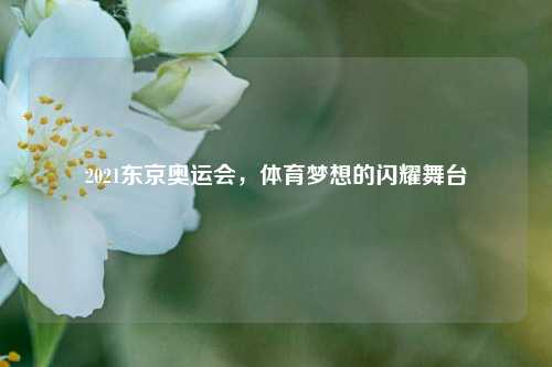 2021东京奥运会，体育梦想的闪耀舞台