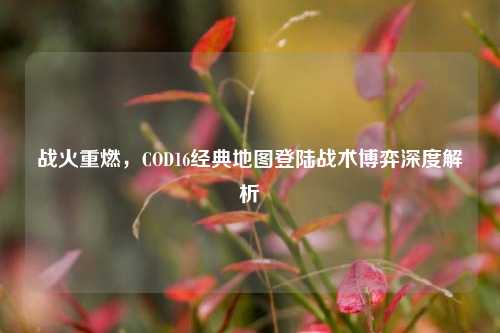 战火重燃，COD16经典地图登陆战术博弈深度解析