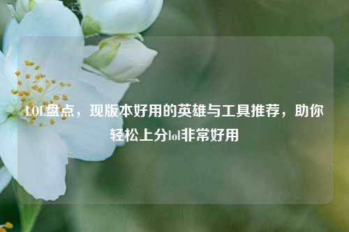 LOL盘点，现版本好用的英雄与工具推荐，助你轻松上分lol非常好用
