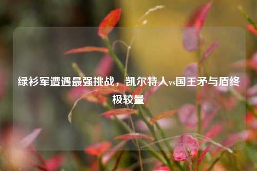 绿衫军遭遇最强挑战，凯尔特人vs国王矛与盾终极较量