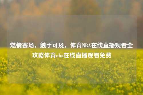 燃情赛场,触手可及,体育NBA在线直播观看全攻略体育nba在线直播观看免费