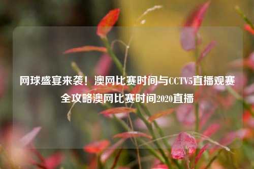 网球盛宴来袭！澳网比赛时间与CCTV5直播观赛全攻略澳网比赛时间2020直播