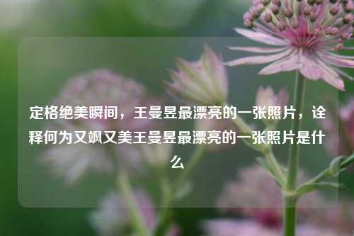 定格绝美瞬间,王曼昱最漂亮的一张照片,诠释何为又飒又美王曼昱最漂亮的一张照片是什么