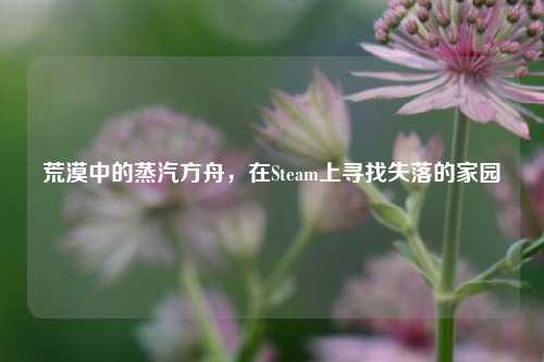 荒漠中的蒸汽方舟,在Steam上寻找失落的家园