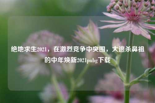 绝地求生2021，在激烈竞争中突围，大逃杀鼻祖的中年焕新2021pubg下载