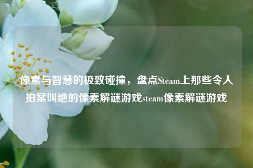 像素与智慧的极致碰撞，盘点Steam上那些令人拍案叫绝的像素解谜游戏steam像素解谜游戏