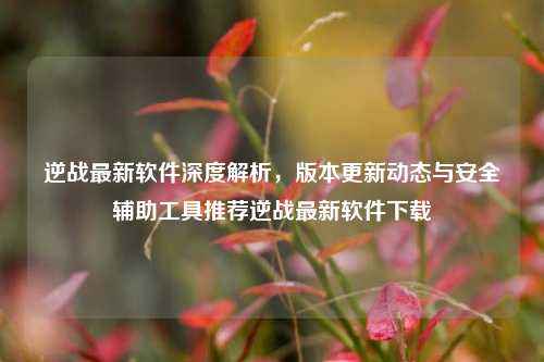 逆战最新软件深度解析，版本更新动态与安全辅助工具推荐逆战最新软件下载