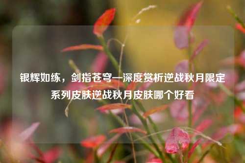 银辉如练，剑指苍穹—深度赏析逆战秋月限定系列皮肤逆战秋月皮肤哪个好看