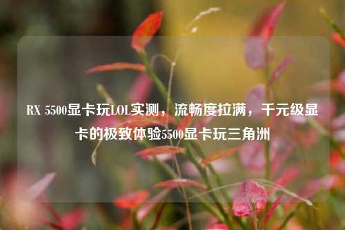 RX 5500显卡玩LOL实测,流畅度拉满,千元级显卡的极致体验5500显卡玩三角洲