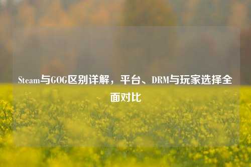 Steam与GOG区别详解，平台、DRM与玩家选择全面对比