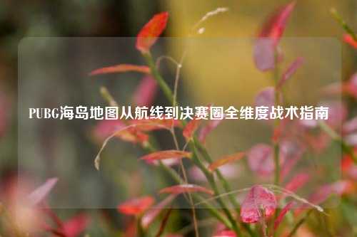 PUBG海岛地图从航线到决赛圈全维度战术指南