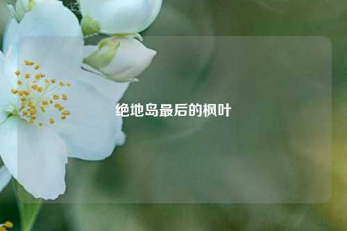 绝地岛最后的枫叶