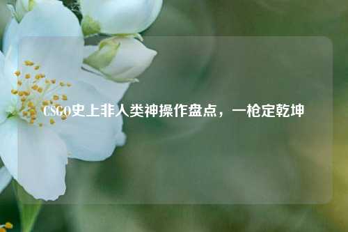 CSGO史上非人类神操作盘点，一枪定乾坤