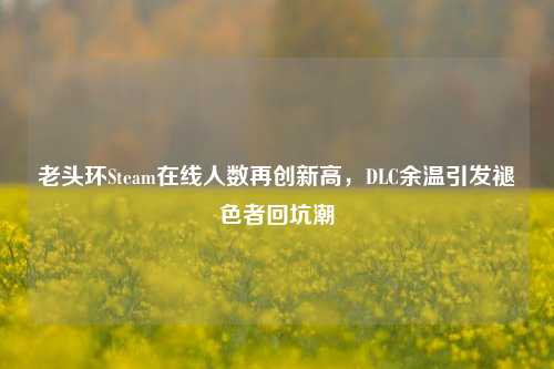 老头环Steam在线人数再创新高，DLC余温引发褪色者回坑潮