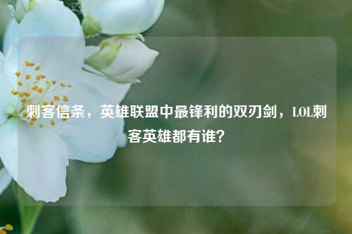 刺客信条，英雄联盟中最锋利的双刃剑，LOL刺客英雄都有谁？