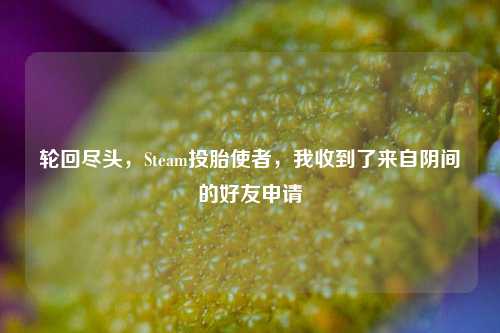 轮回尽头，Steam投胎使者，我收到了来自阴间的好友申请