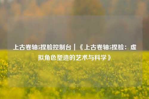 上古卷轴5捏脸控制台｜《上古卷轴5捏脸：虚拟角色塑造的艺术与科学》