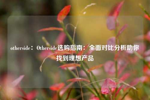otherside：Otherside选购指南：全面对比分析助你找到理想产品